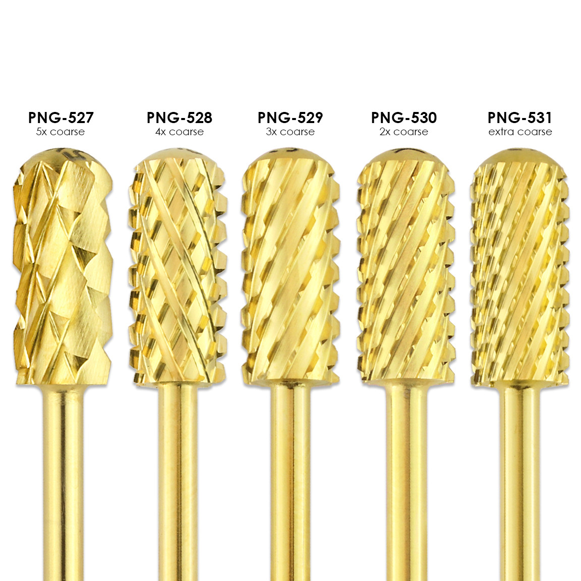 3/32" Smooth Top Small Barrel Gold Carbide Bit (XF - 5XC)