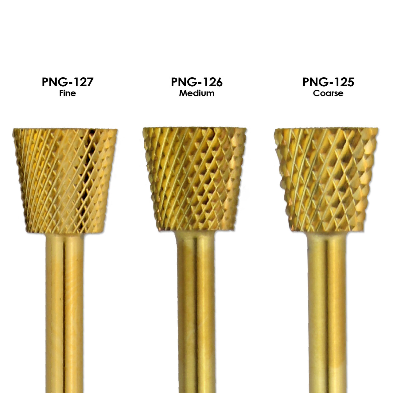 3/32" 4-Week Inverted Backfill Gold Carbide Bit (F - C)