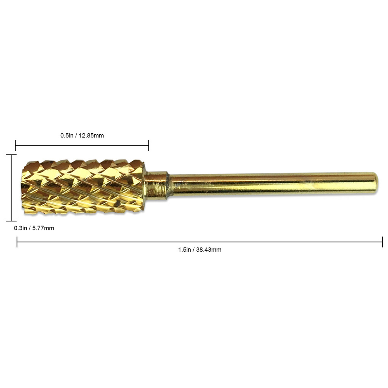 Professional 3/32" Small Barrel Gold Carbide Bit - Extra Coarse Grit 