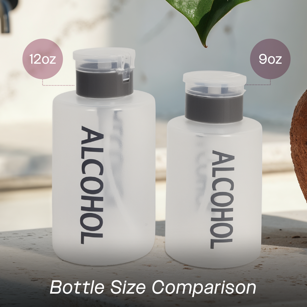 12oz. Push Down Liquid Dispenser Bottle