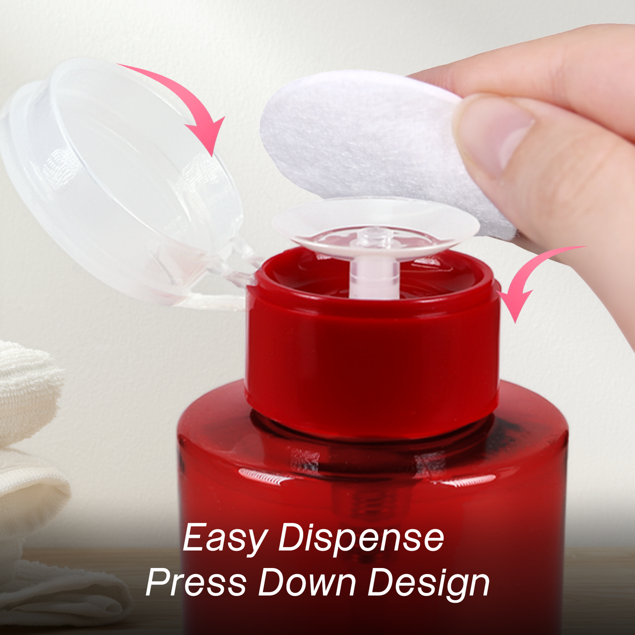 10oz. Push Down Liquid Dispenser Bottle