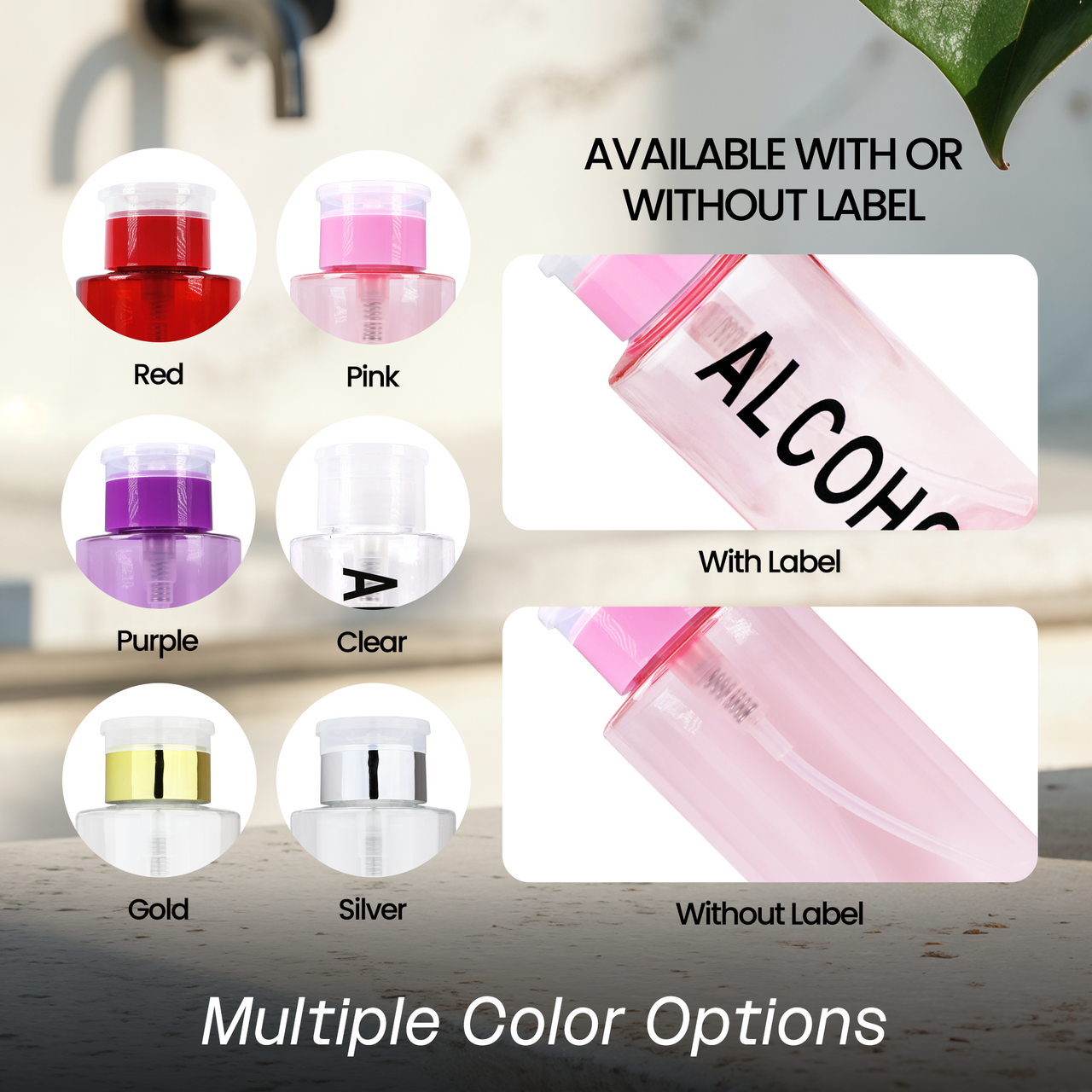 10oz. Push Down Liquid Dispenser Bottle