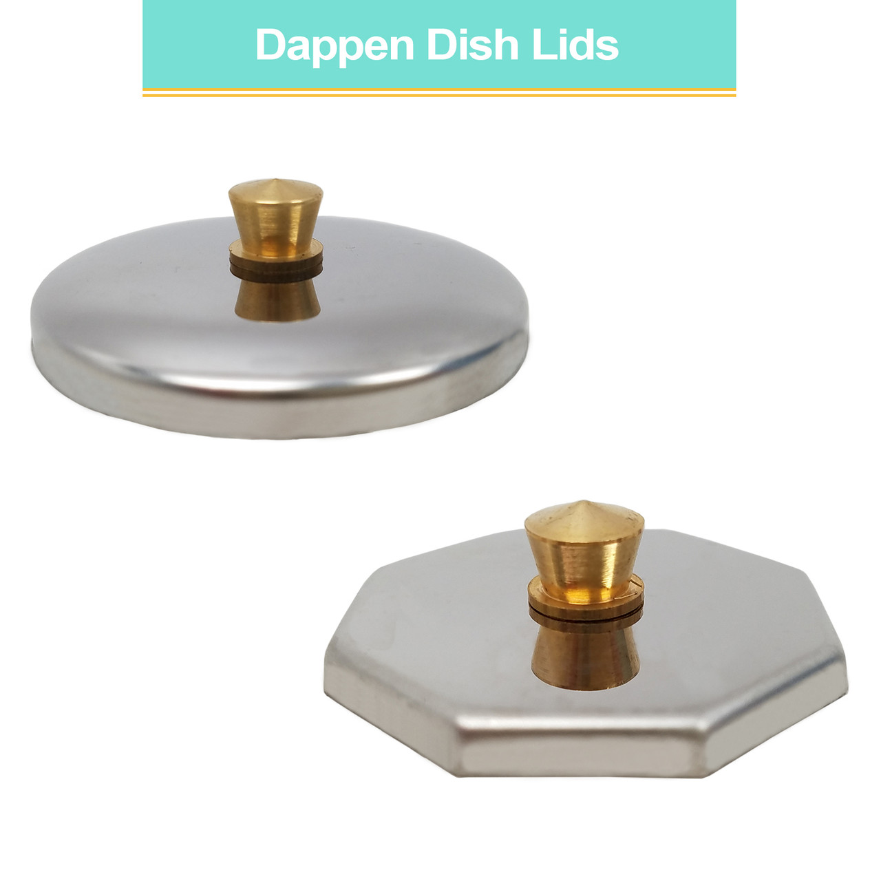 Stainless Steel Lids for Dappen Dish