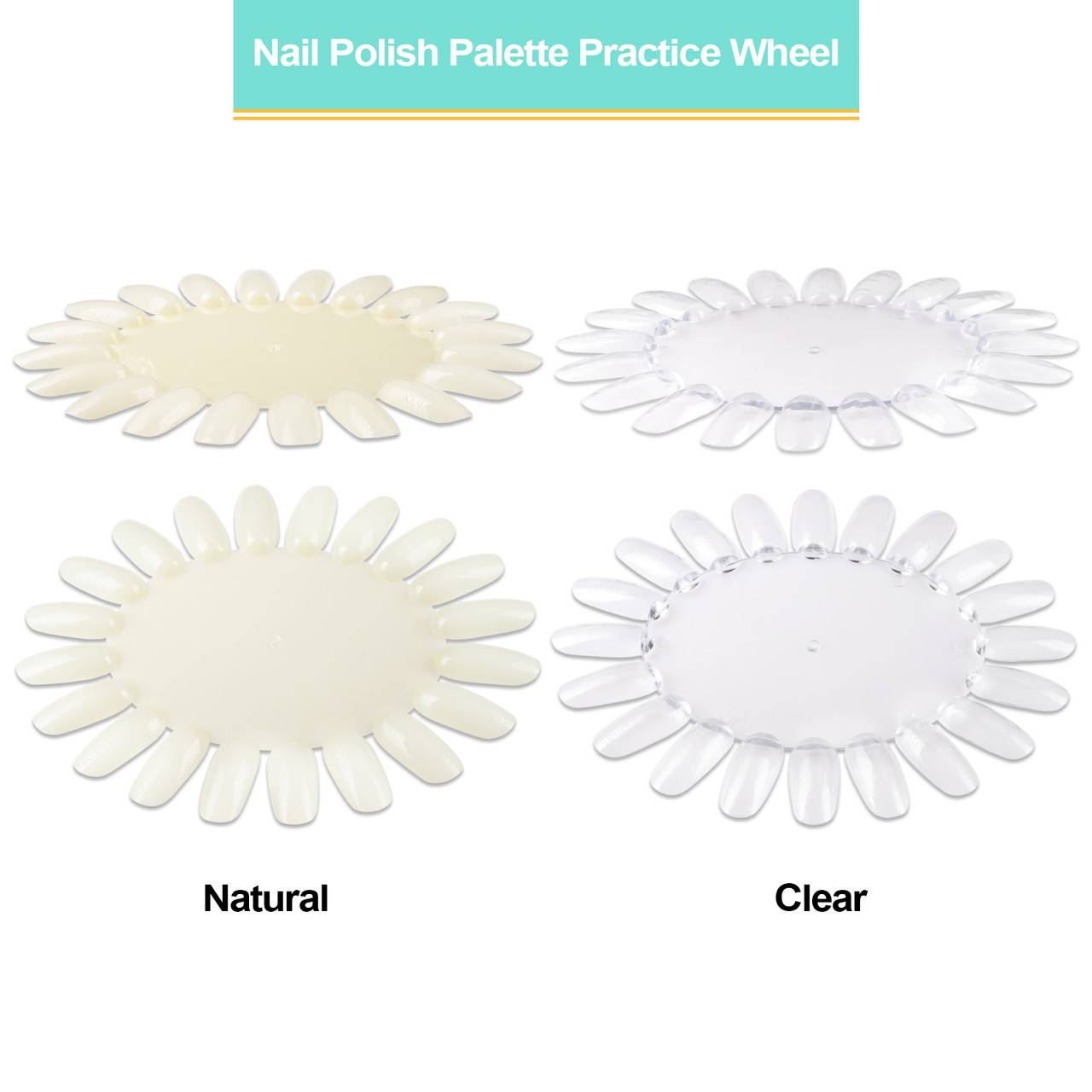 20 Tip Wheel Shape Palette (10ct)