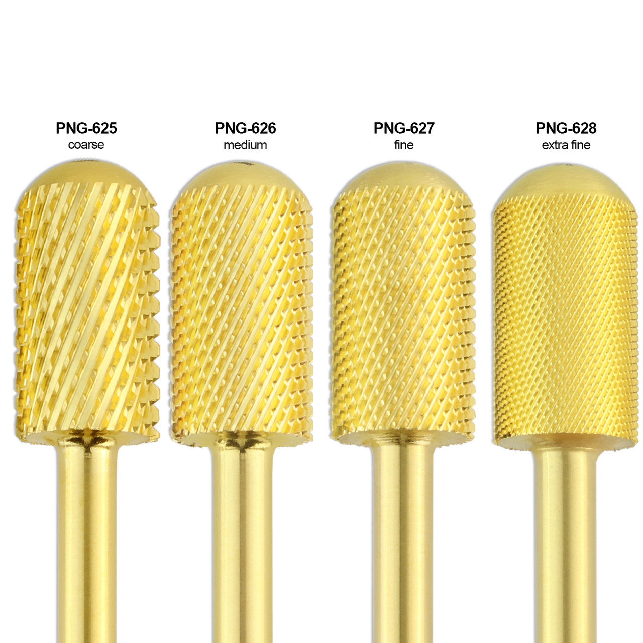 Smooth Top Large Barrel Gold 1/8" Carbide Bit (XF - 4XC)