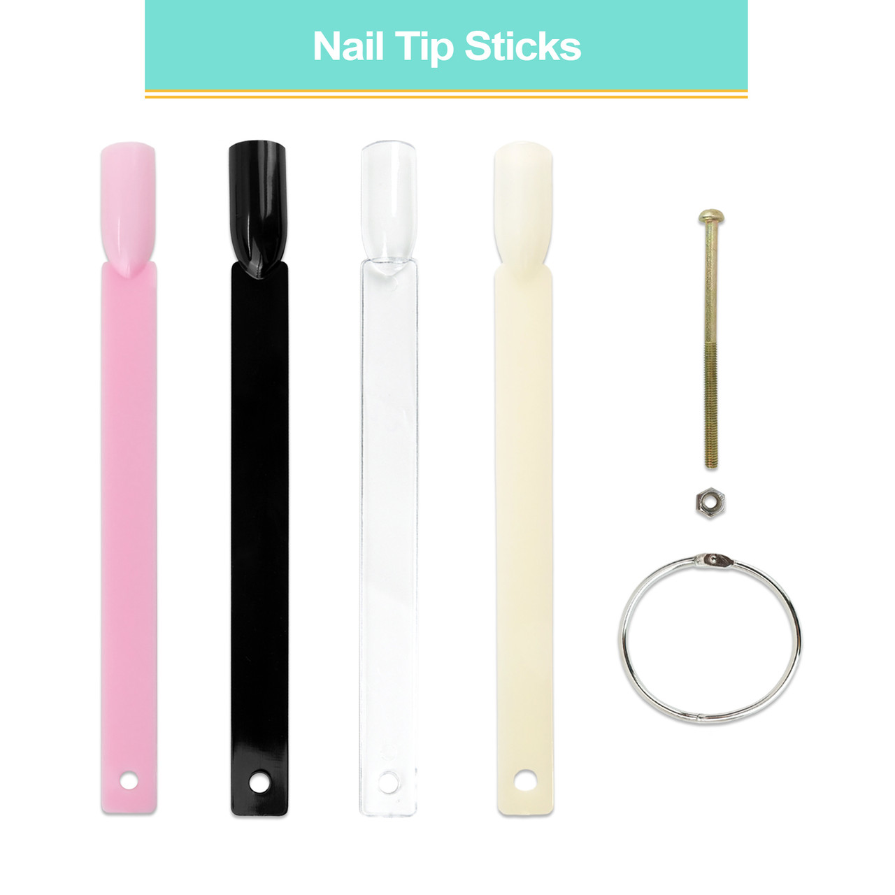 Standard Nail Tip Sticks w/ Metal Ring
