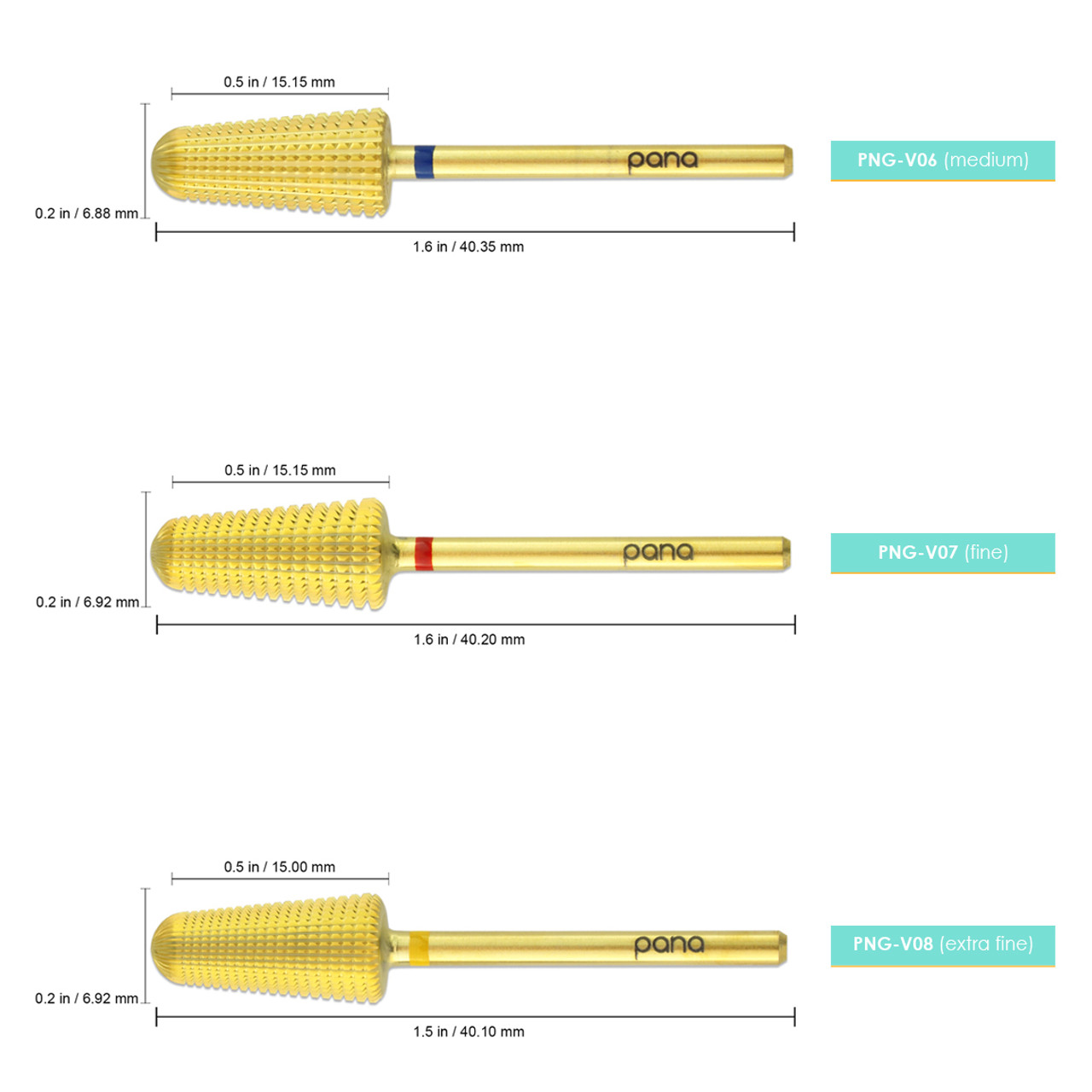 3/32" 2-Way Volcano Gold Carbide Bit (XF - 3XC)