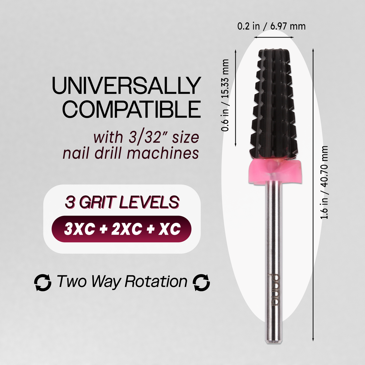 3/32" 5-in-1 Black Carbide Bit (XF - 3XC)