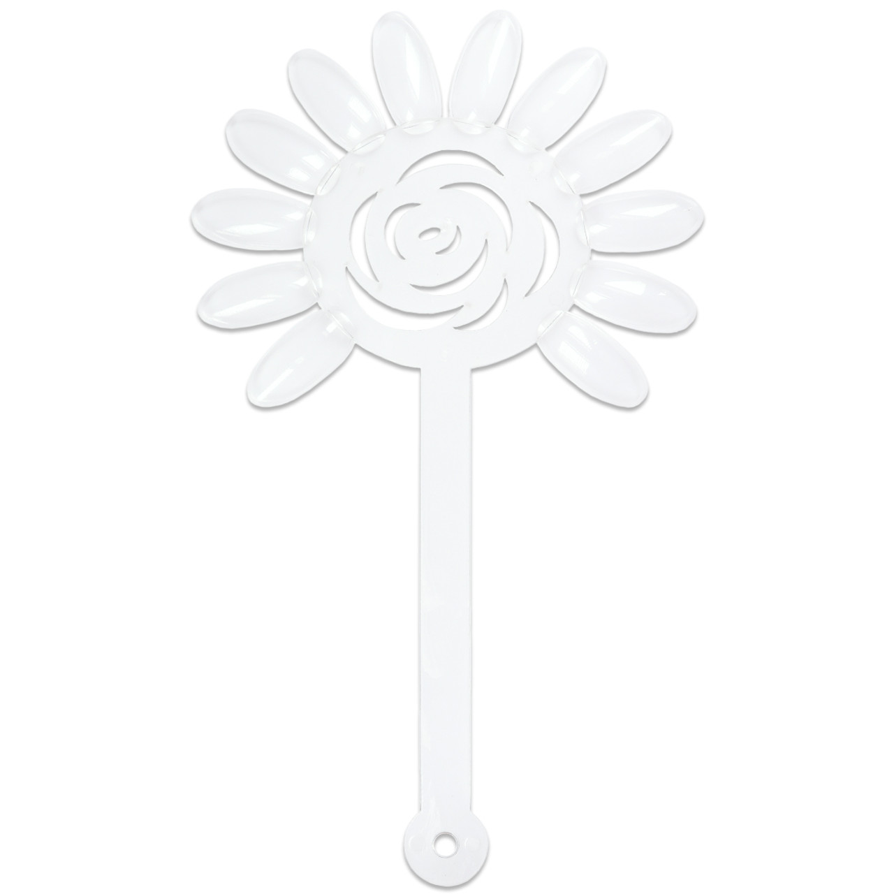 12 Tip Flower Shaped Fan Palette w/ Ring Holder