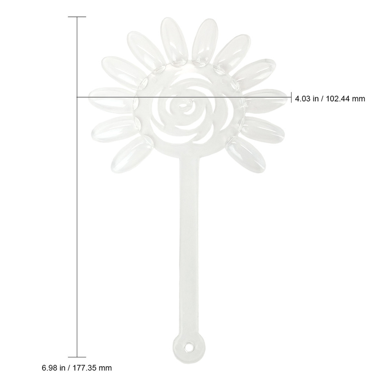 12 Tip Flower Shaped Fan Palette w/ Ring Holder