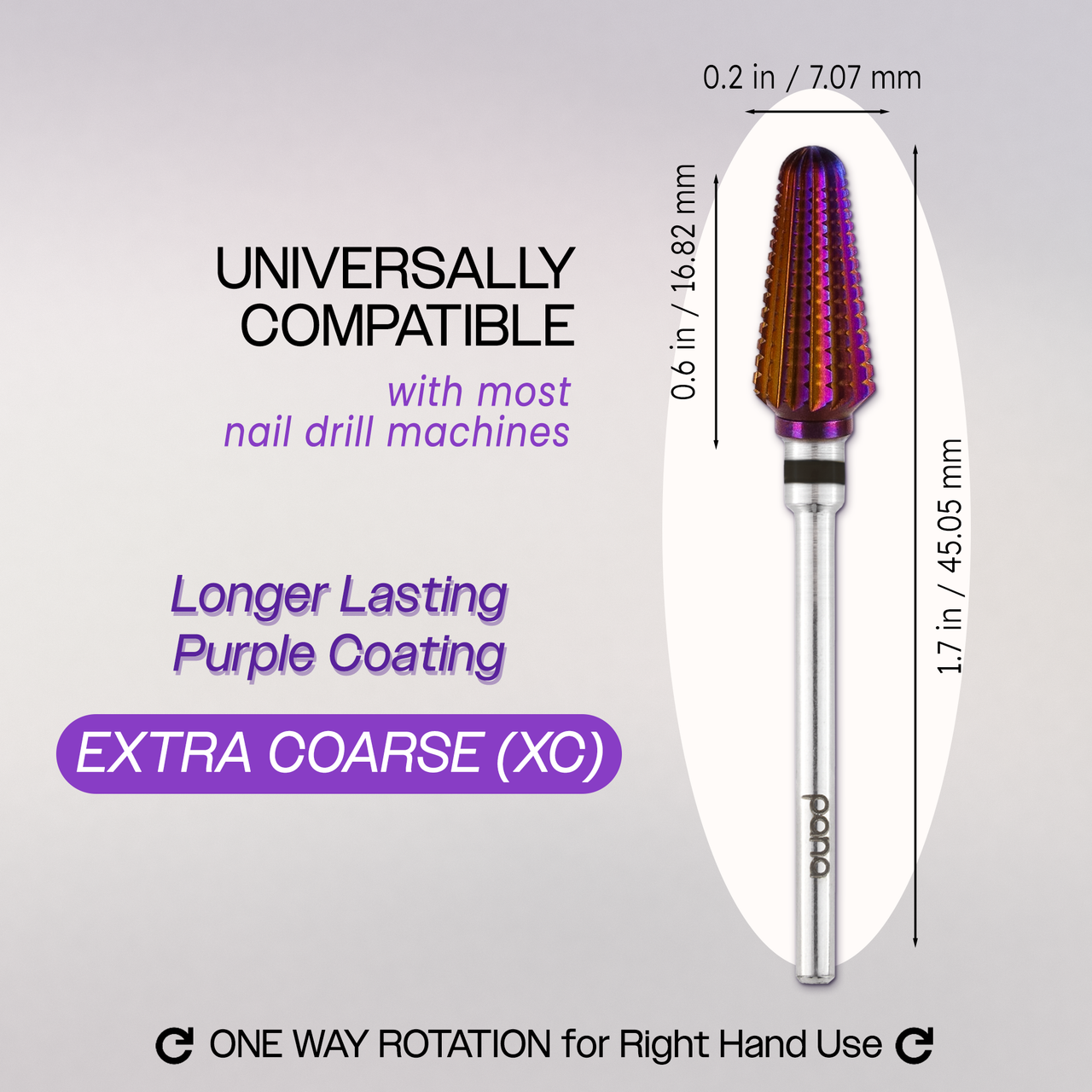 3/32" Tornado Purple Carbide Bit (F - 3XC)