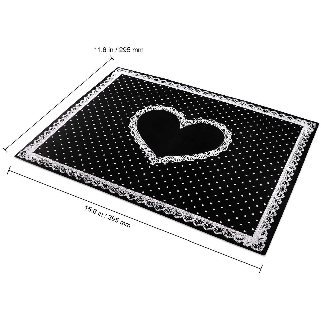 Silicone Workspace Mat (Heart Design)