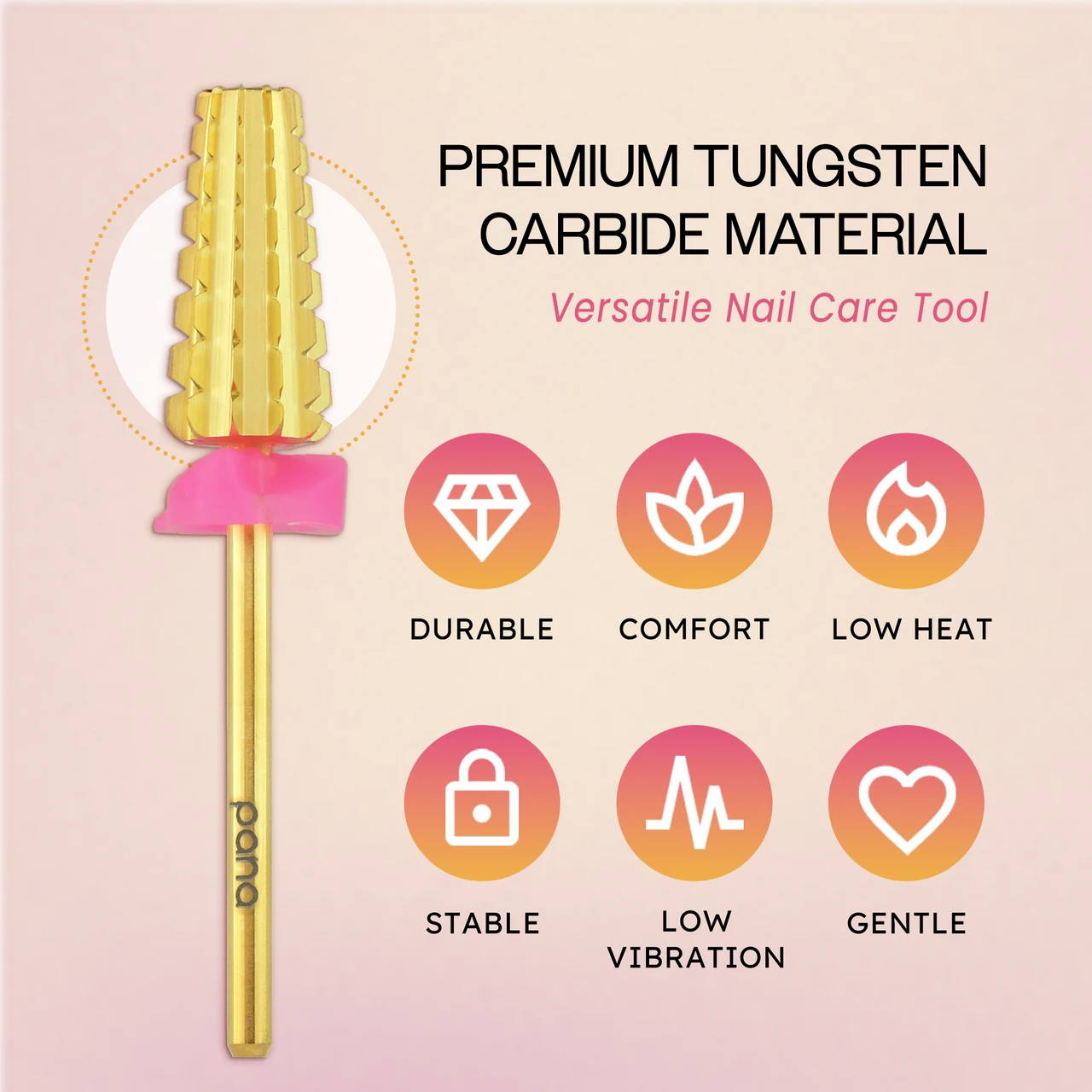 3/32" 5-in-1 Gold Carbide Bit (XF - 3XC)