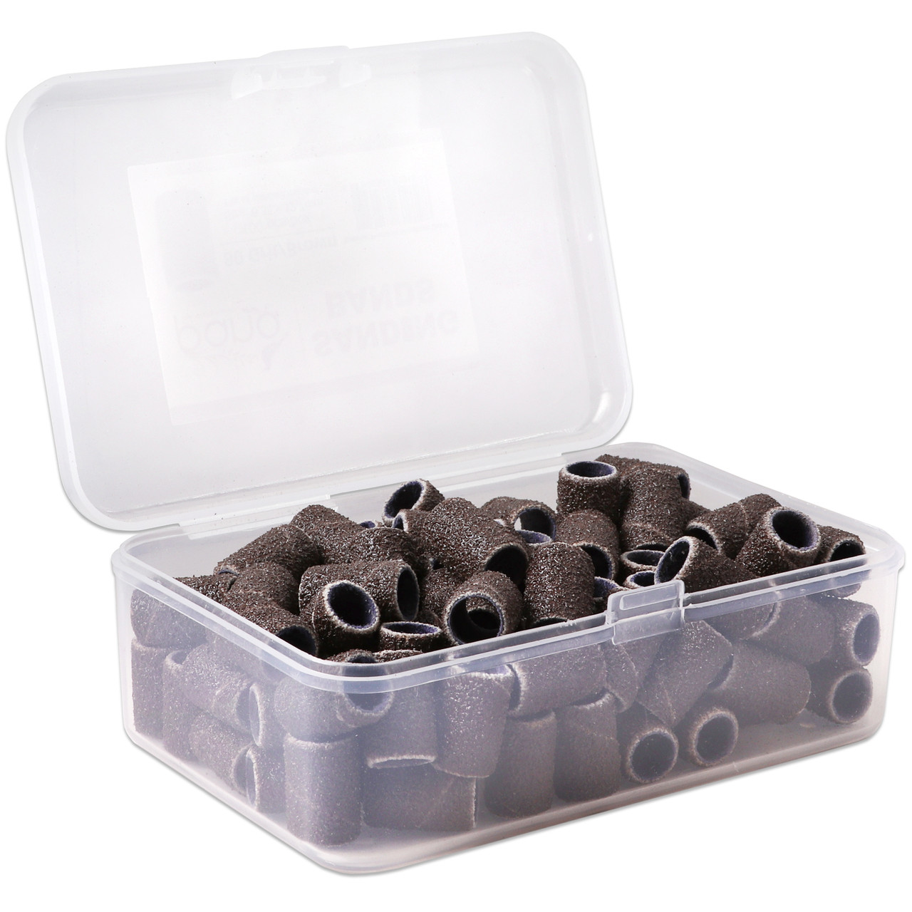PANA 100 Pieces Brown Nail Sanding Bands (Grit 80, 150, 240) PANA 100 Pieces Brown Nail Sanding Bands (Grit 80, 150, 240)