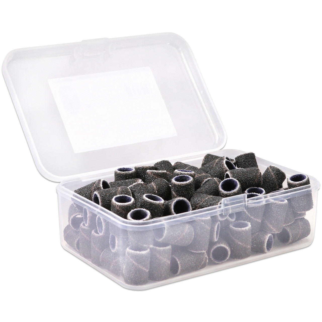  PANA 100 Pieces Black Nail Sanding Bands (Grit 80, 100, 120, 150, 180, 240)