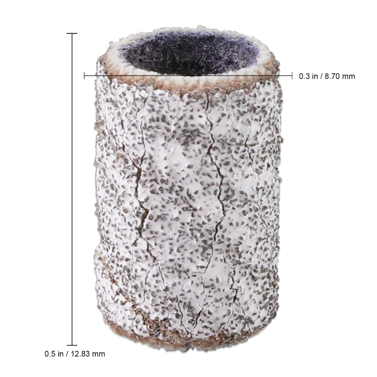 PANA 100 Pieces Zebra Nail Sanding Bands (Grit 80, 100, 120, 150, 180, 240)