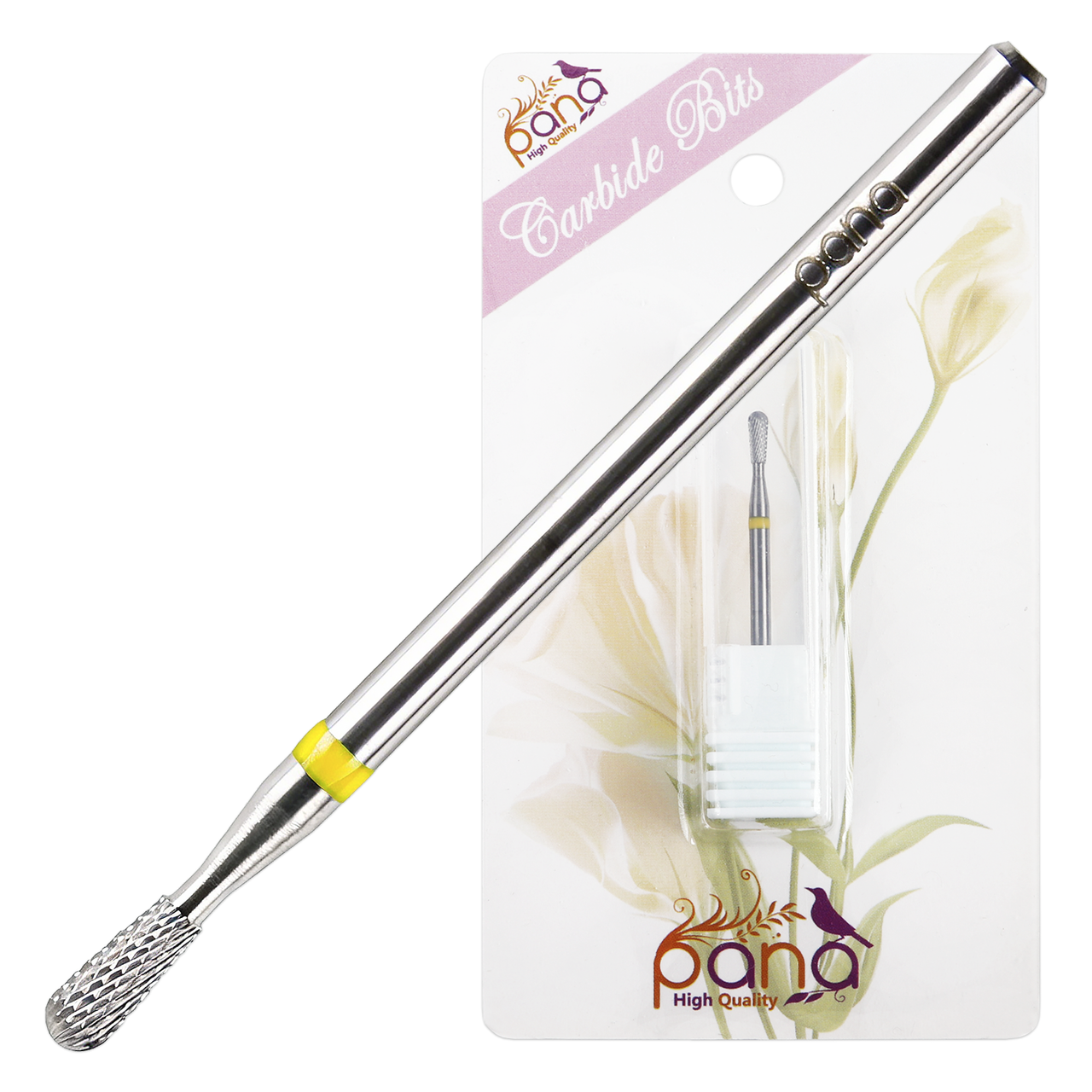 3/32" Pear Shaped Silver Carbide Bit (Large/Small Barrel)