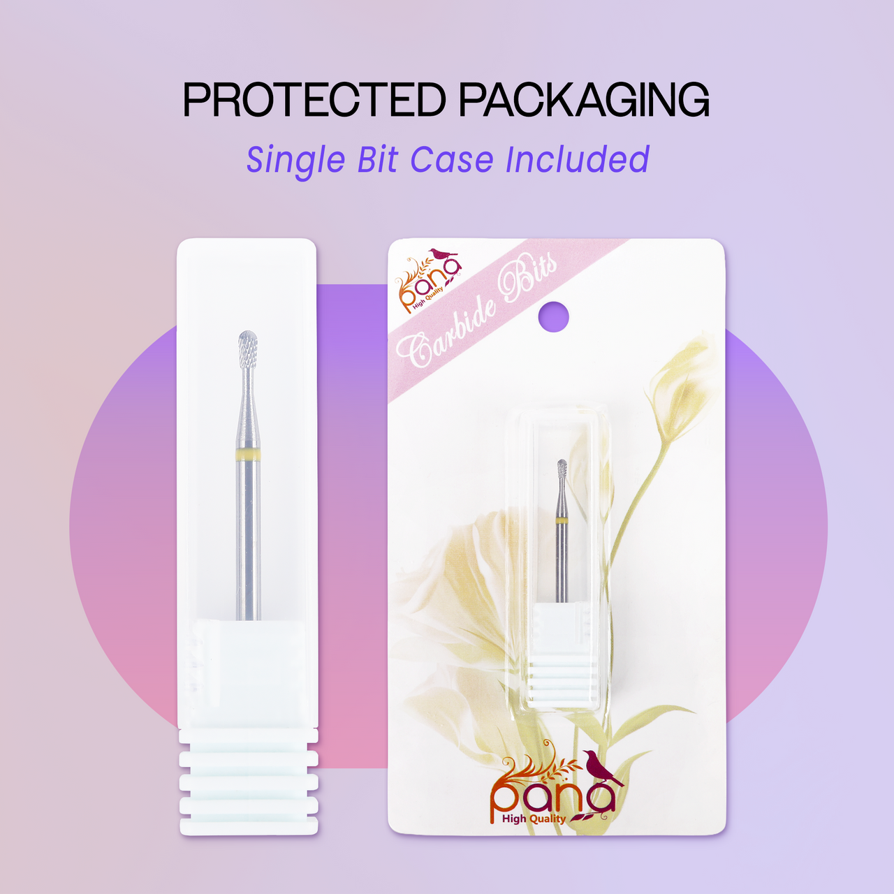 3/32" Pear Shaped Silver Carbide Bit (Large/Small Barrel)