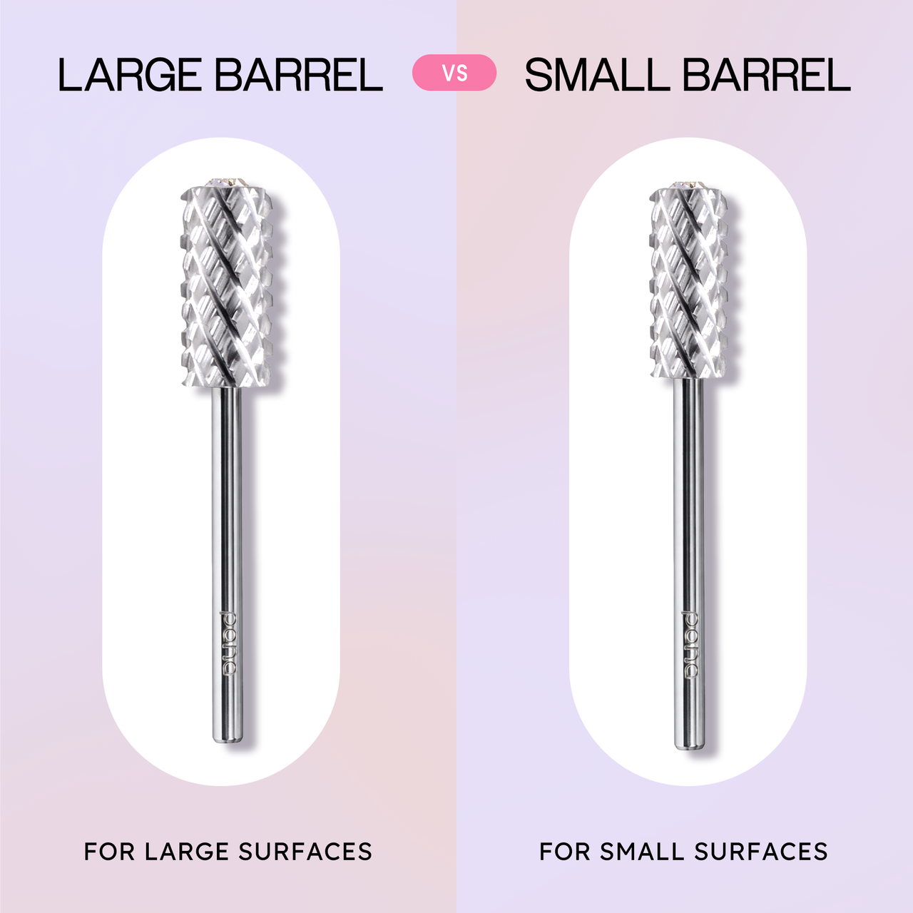 3/32" Crystal Top Large Barrel Silver Carbide Bit  (XF - 4XC)