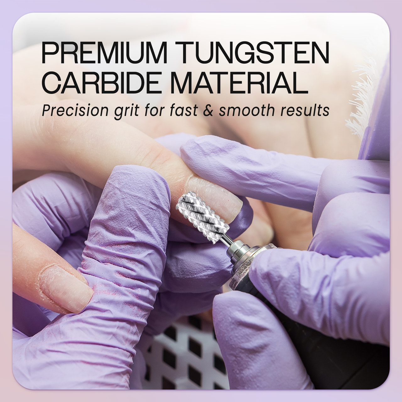 3/32" Crystal Top Large Barrel Silver Carbide Bit  (XF - 4XC)