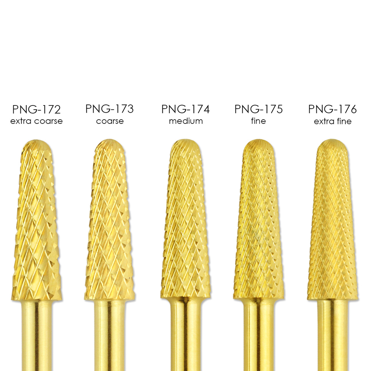 3/32" Cone Shaped Gold Carbide Bit (XF - XC)
