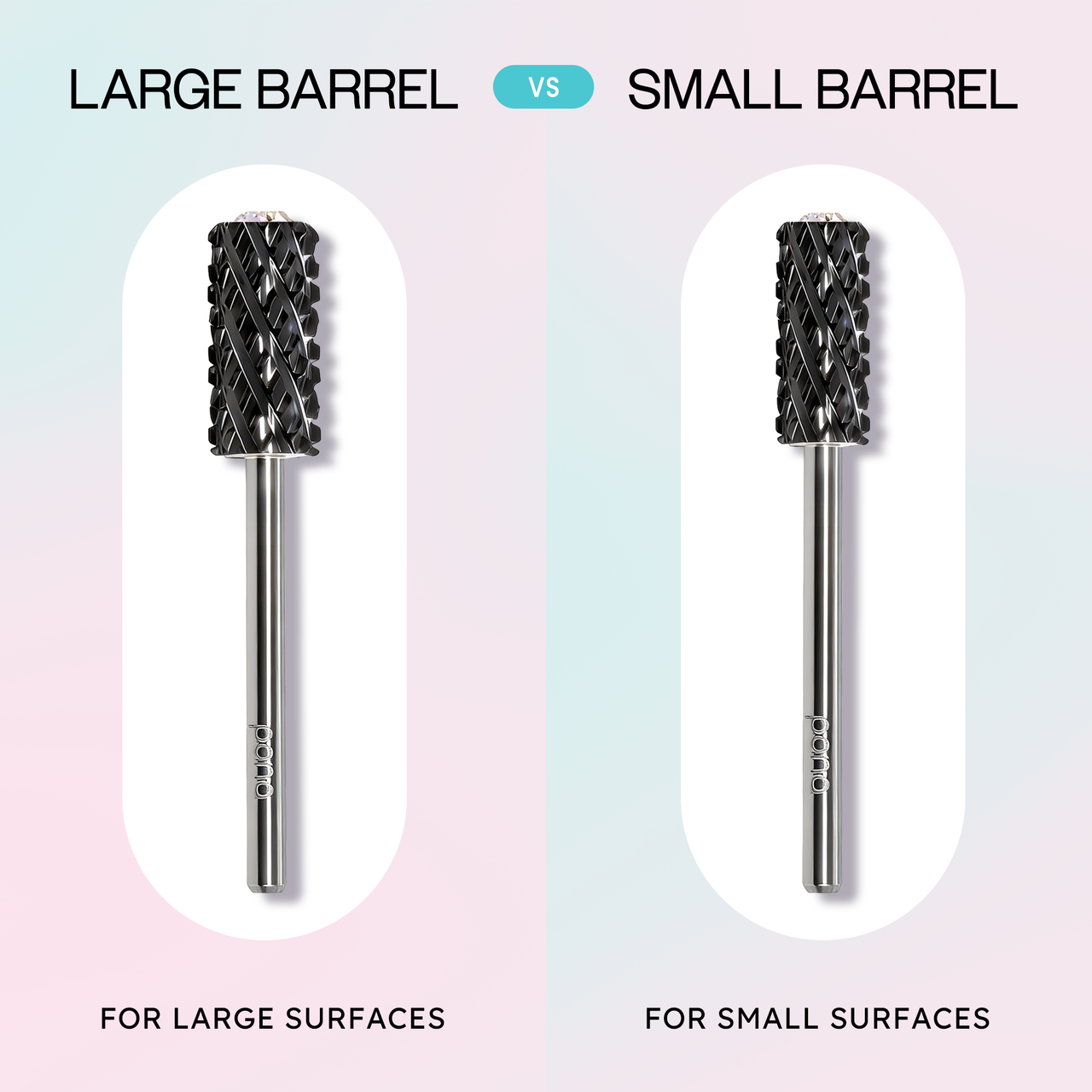 3/32" Crystal Top Large Barrel Black Carbide Bit  (XF - 4XC)