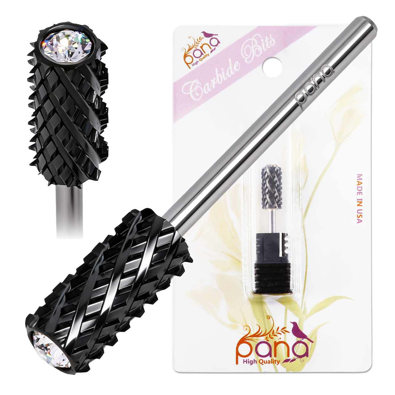 3/32" Crystal Top Large Barrel Black Carbide Bit  (XF - 4XC)