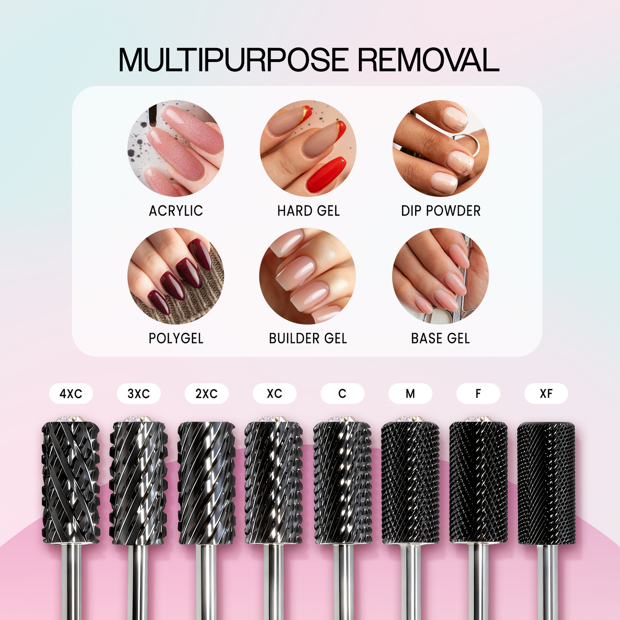 3/32" Crystal Top Large Barrel Black Carbide Bit  (XF - 4XC)