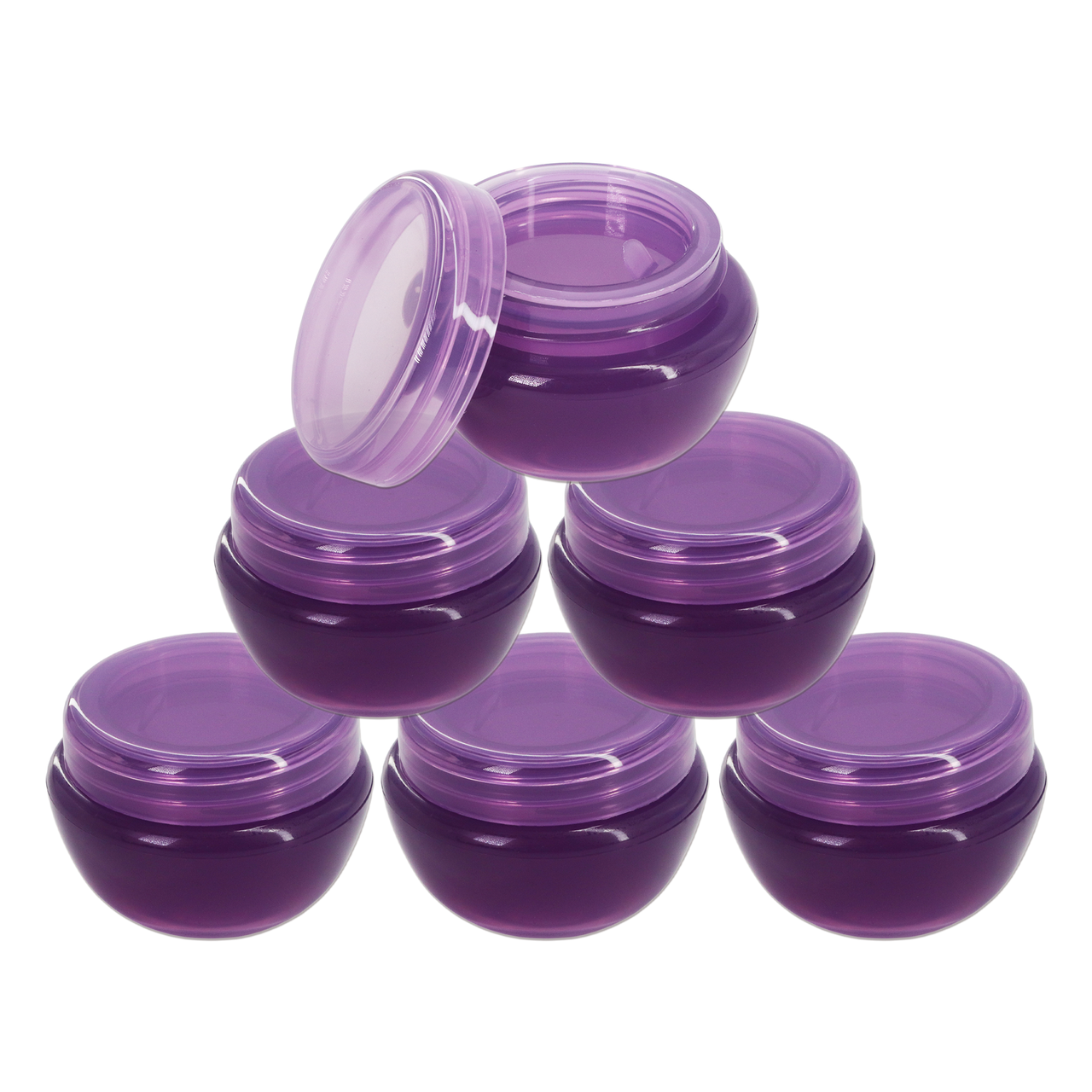 10G/10ML Plastic Cosmetic Sample Jars (Frosted)