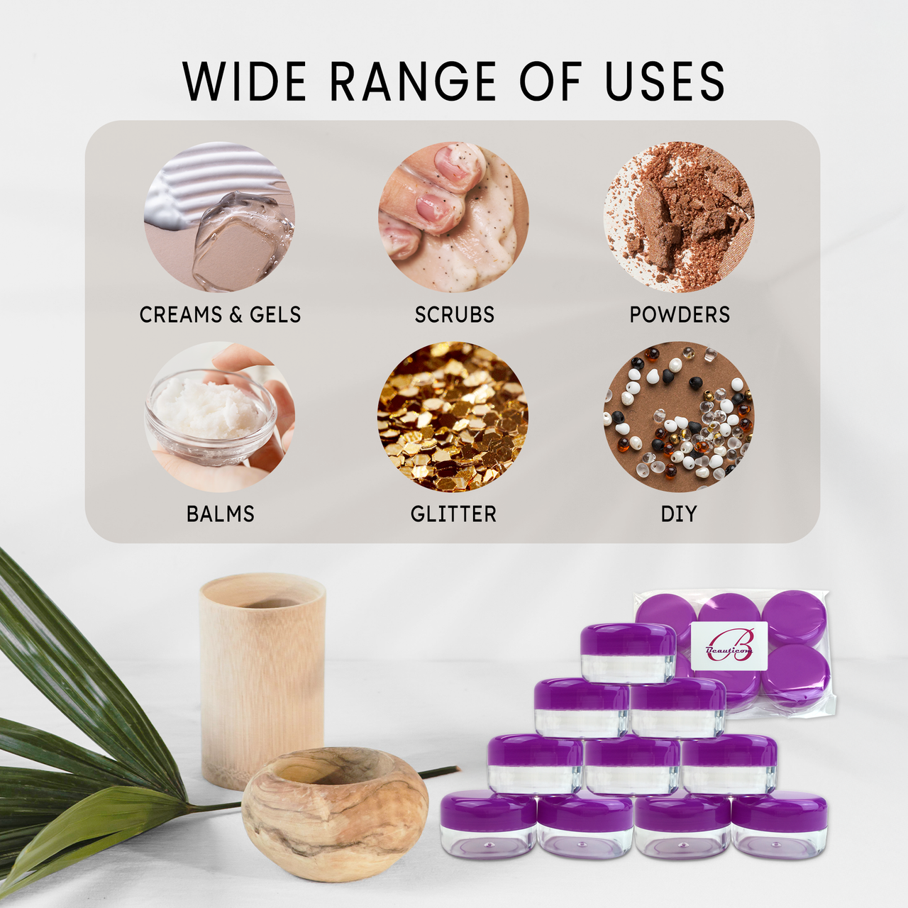 15G/15ML Plastic Clear Cosmetic Sample Jars (Round Top) 15G/15ML Plastic Clear Cosmetic Sample Jars (Round Top)