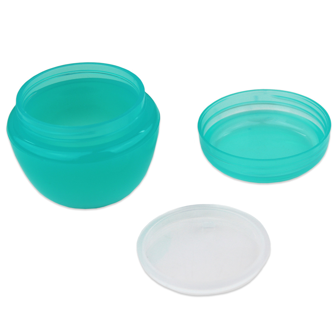 50g/50ml (1.7 oz) Plastic Cosmetic Sample Jars (Frosted)