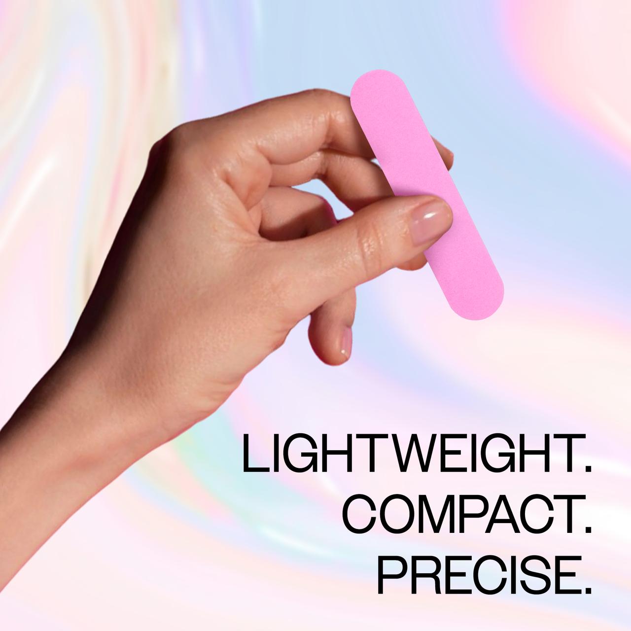 Mini Double Sided Emery Board Nail Files - Pink/Teal (Grits: 80/80 to 180/240)