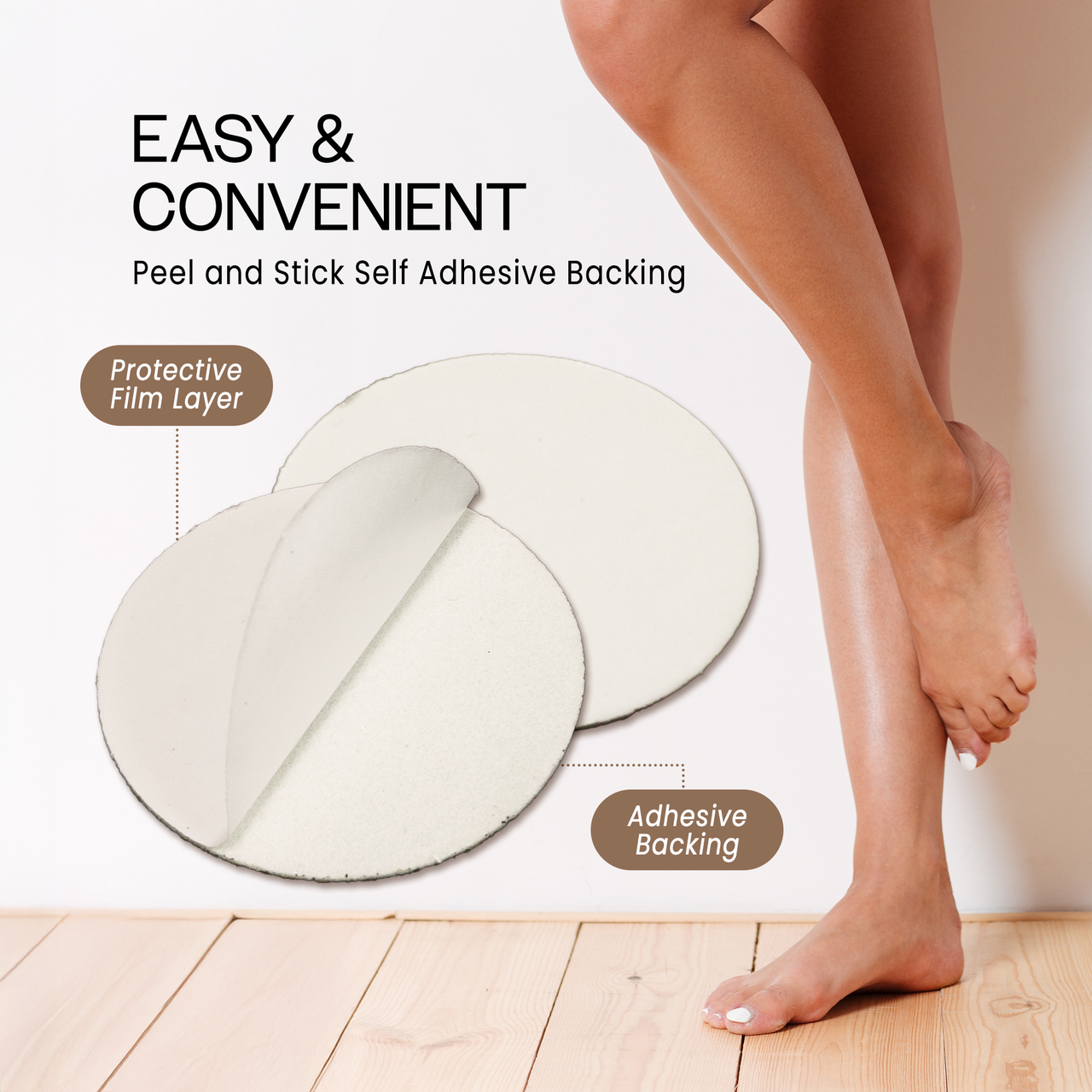 Round Pedicure Foot File Refill Discs