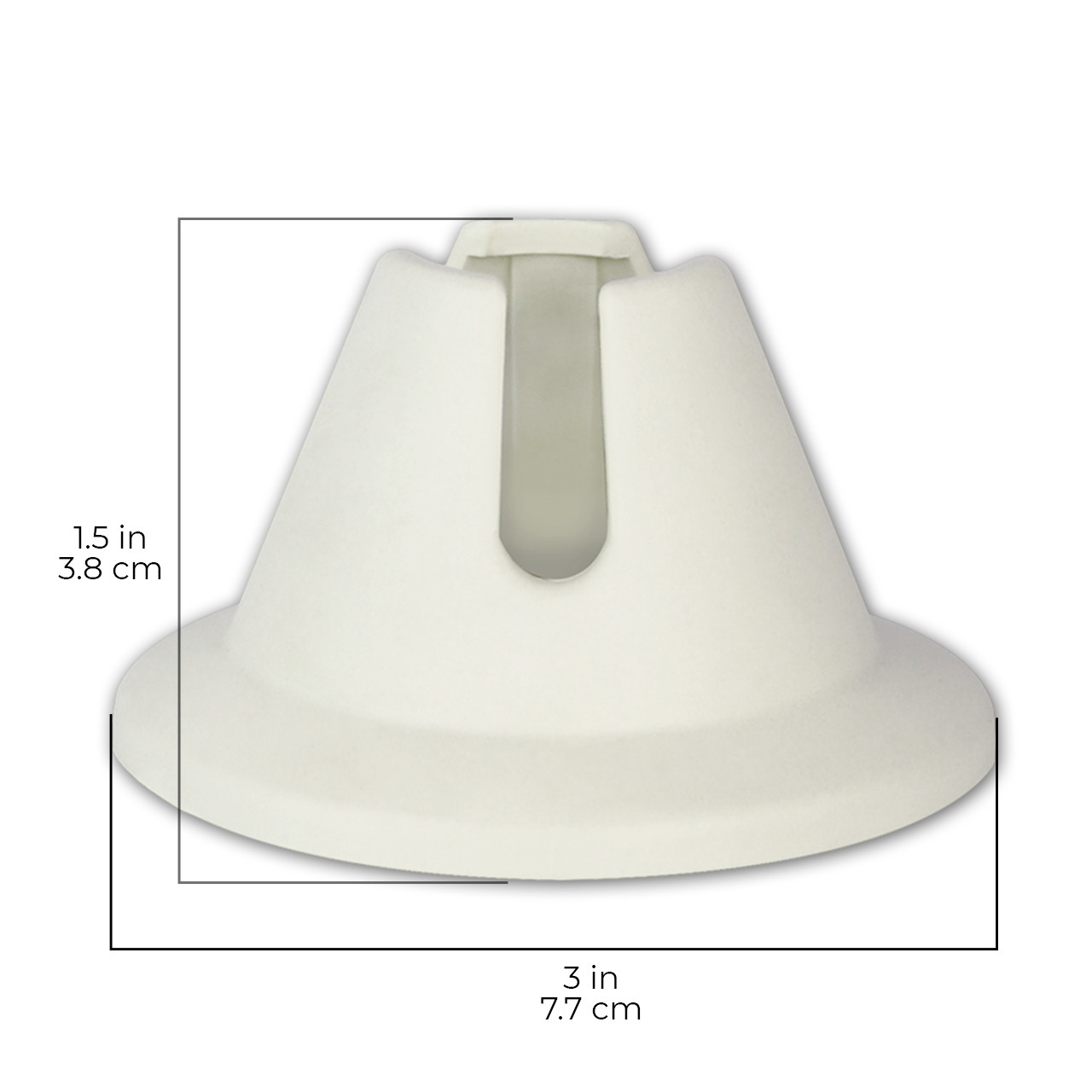 2 Piece Oval or Round Shaped Non-slip Tight-grip Nail Polish Holder