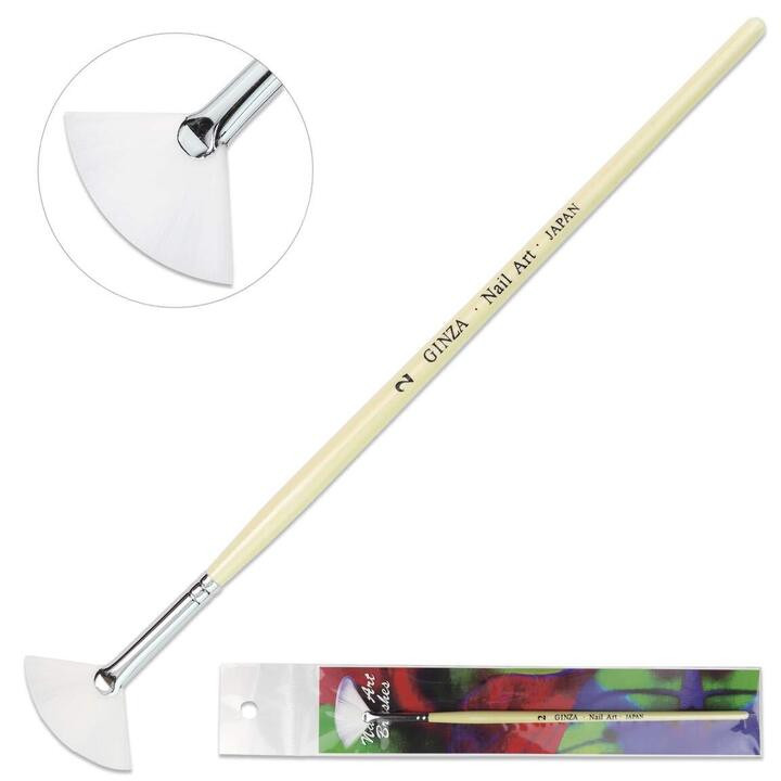 Ginza Fan Shape Nail Art Painting Brush #2