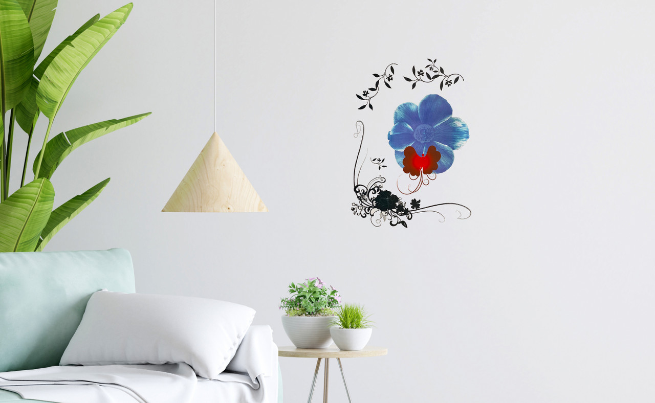 Floral Themed Wall Decals