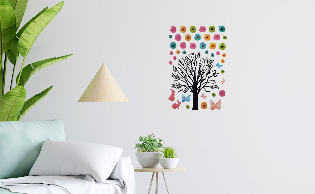 Floral Themed Wall Decals