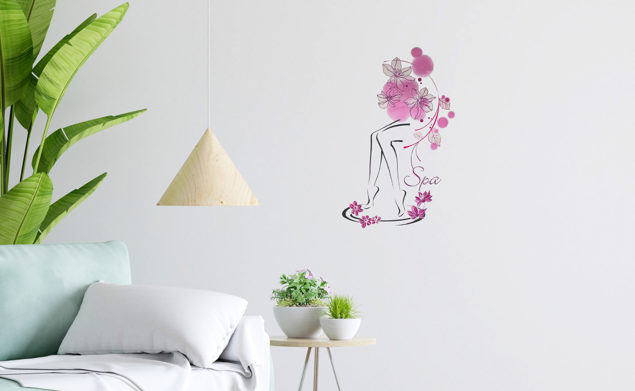 Spa Salon Themed Wall Decals
