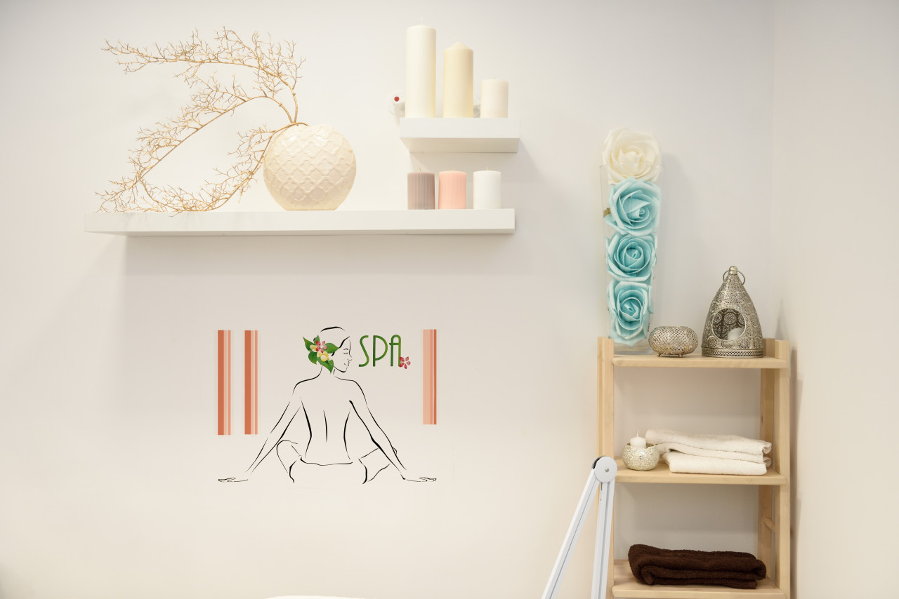 Spa Salon Themed Wall Decals
