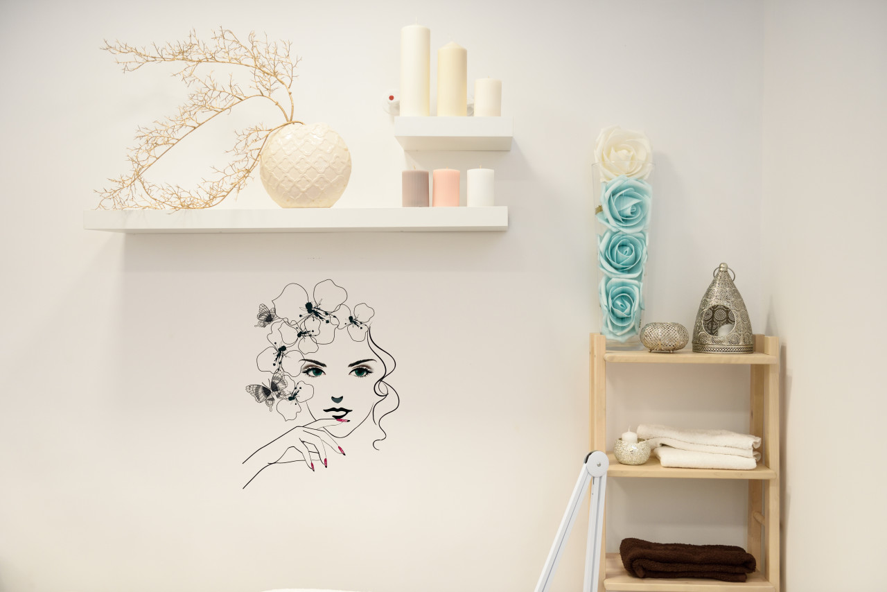 Spa Salon Themed Wall Decals