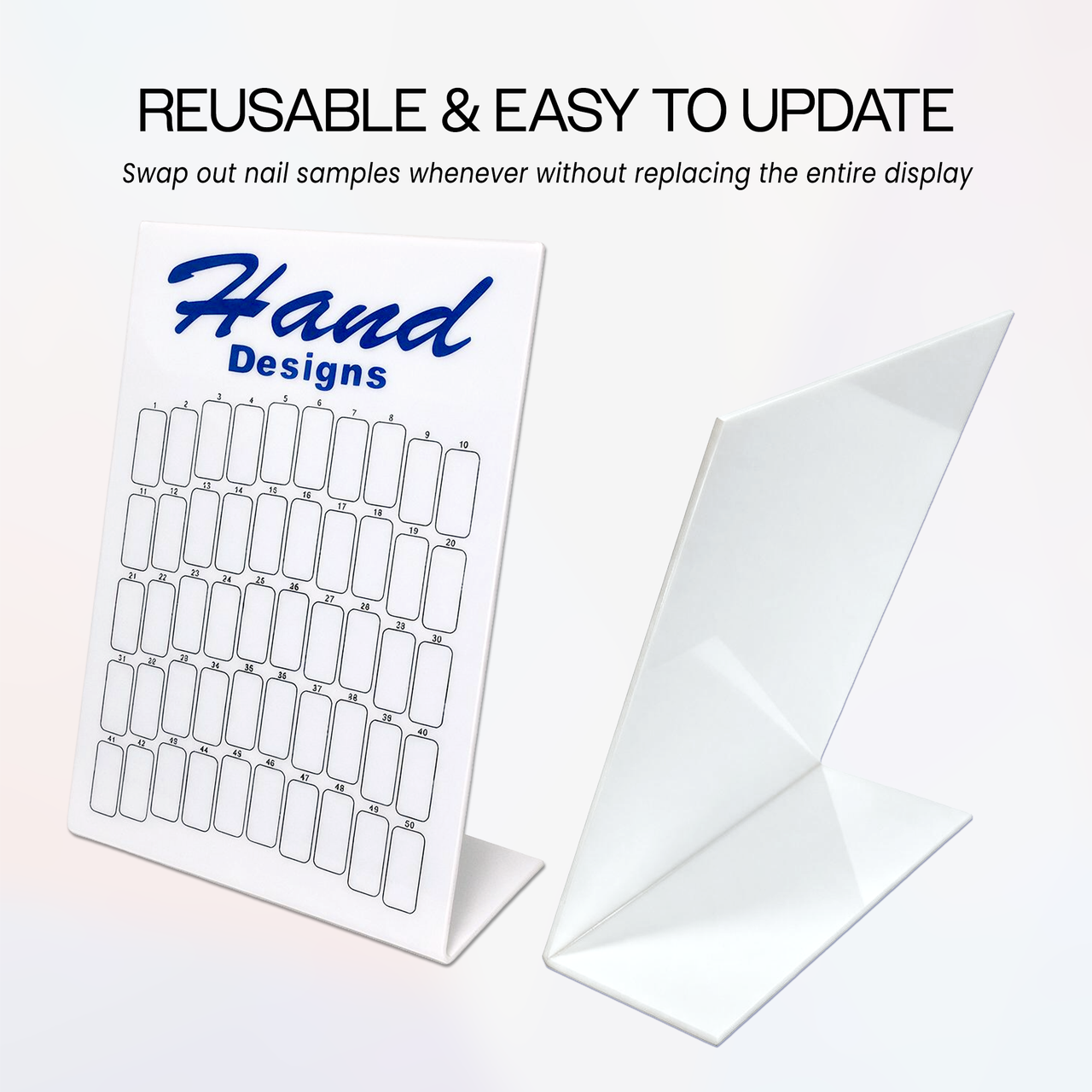 "Hand Designs" 50 Slot Display Board