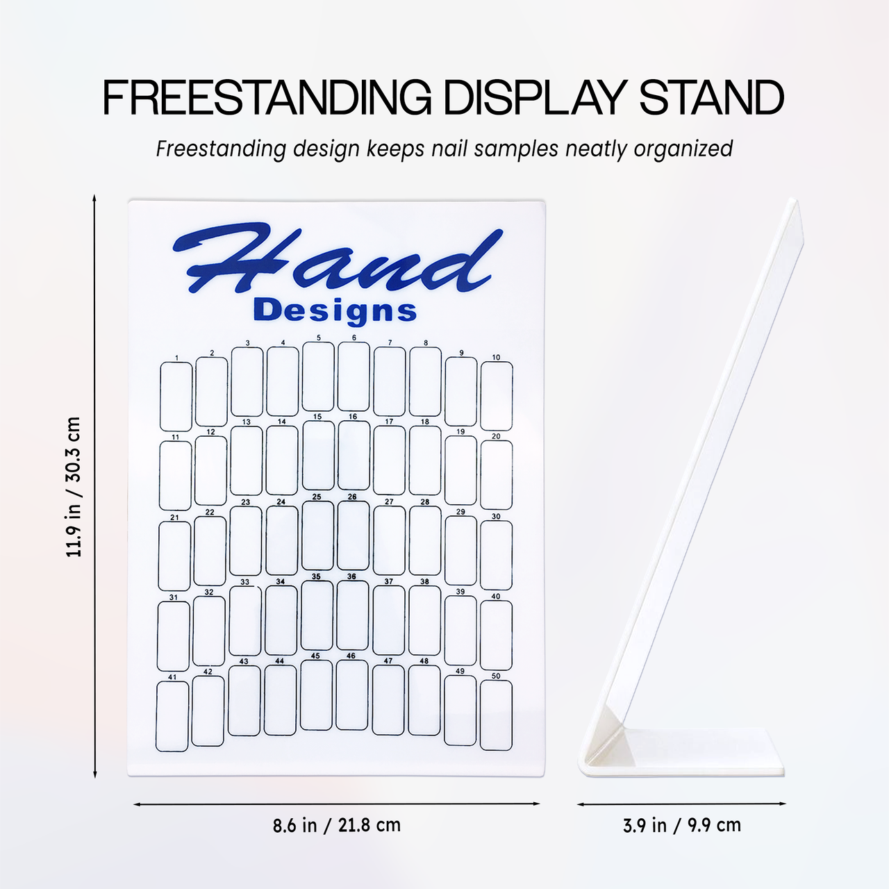 "Hand Designs" 50 Slot Display Board