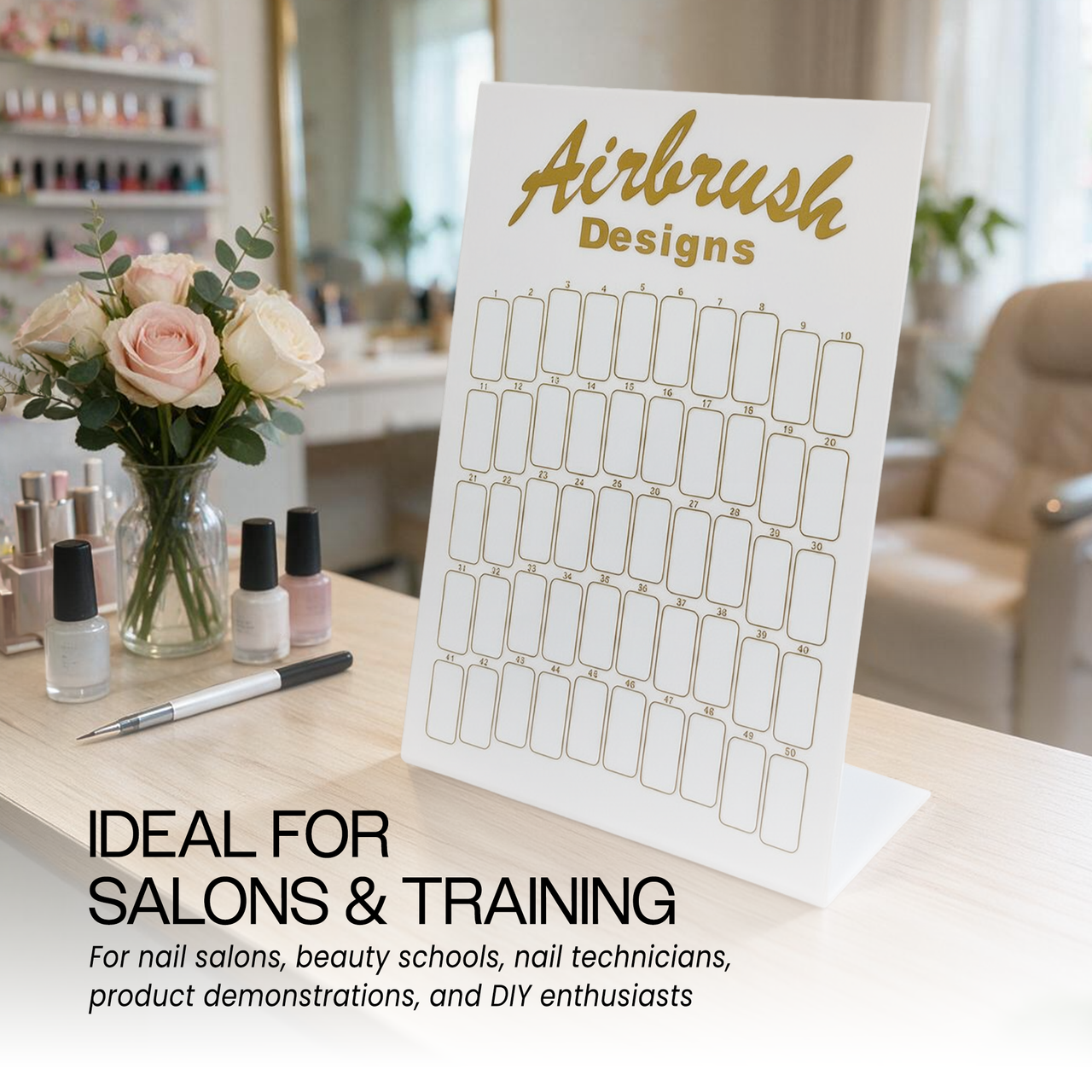 "Airbrush Designs" 50 Slot Display Board