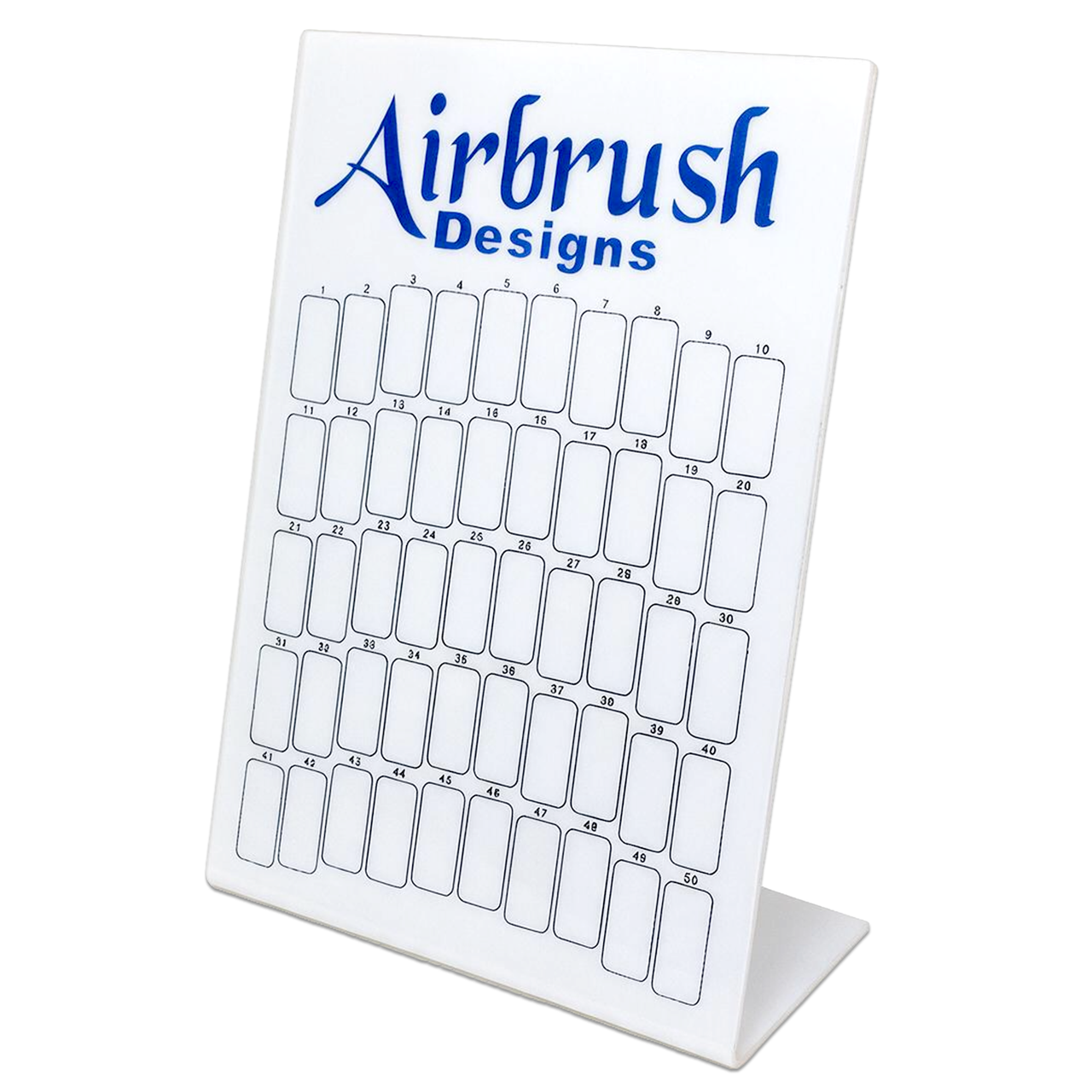 "Airbrush Designs" 50 Slot Display Board