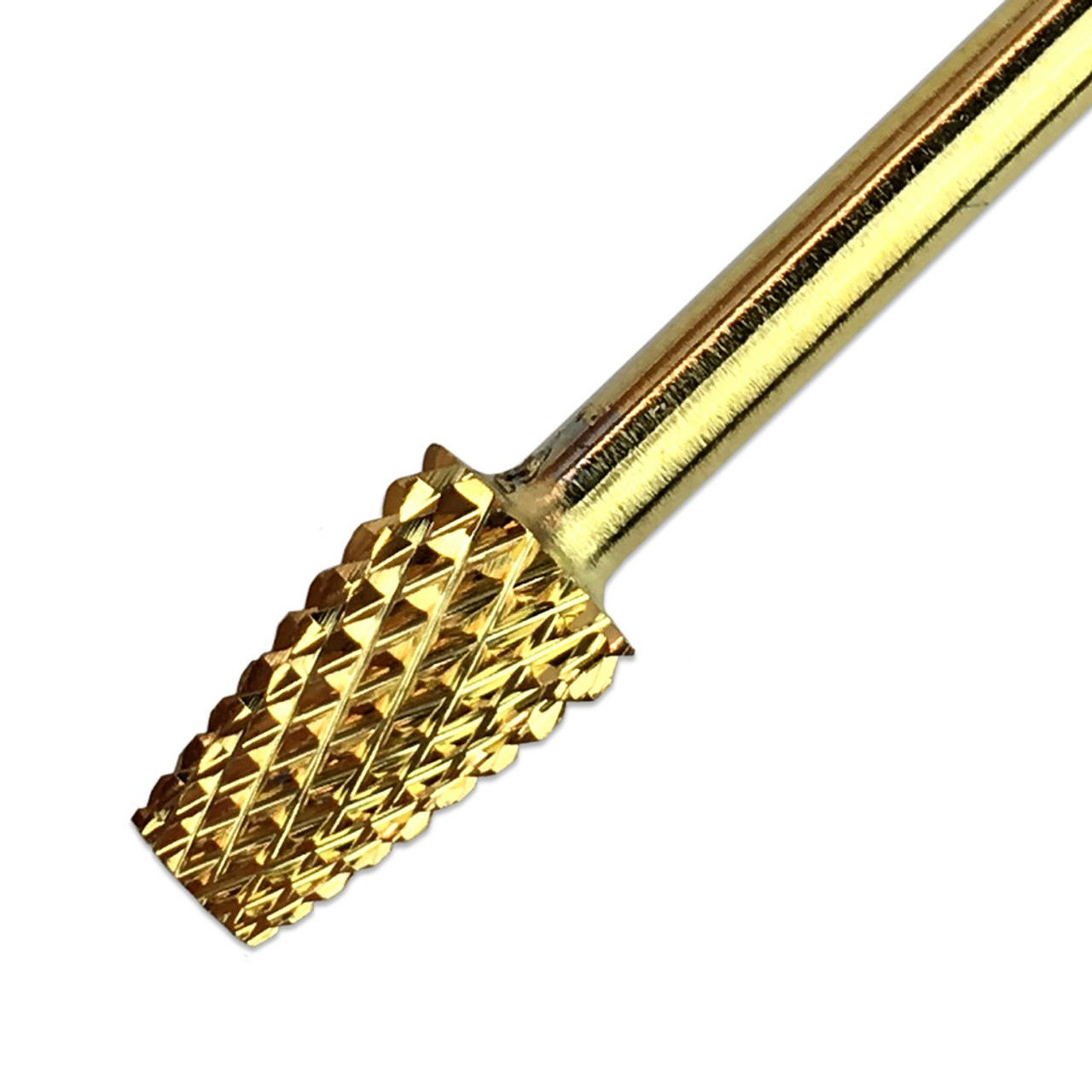 Professional 3/32" Tapered Barrel Gold Carbide Bit - Medium Grit