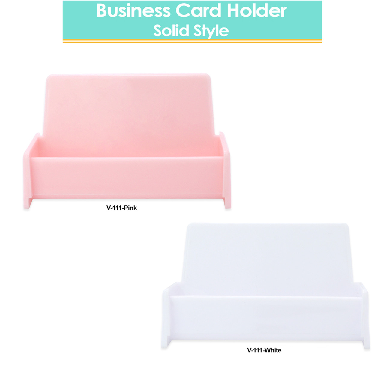 Business Card Holder - Solid Colors