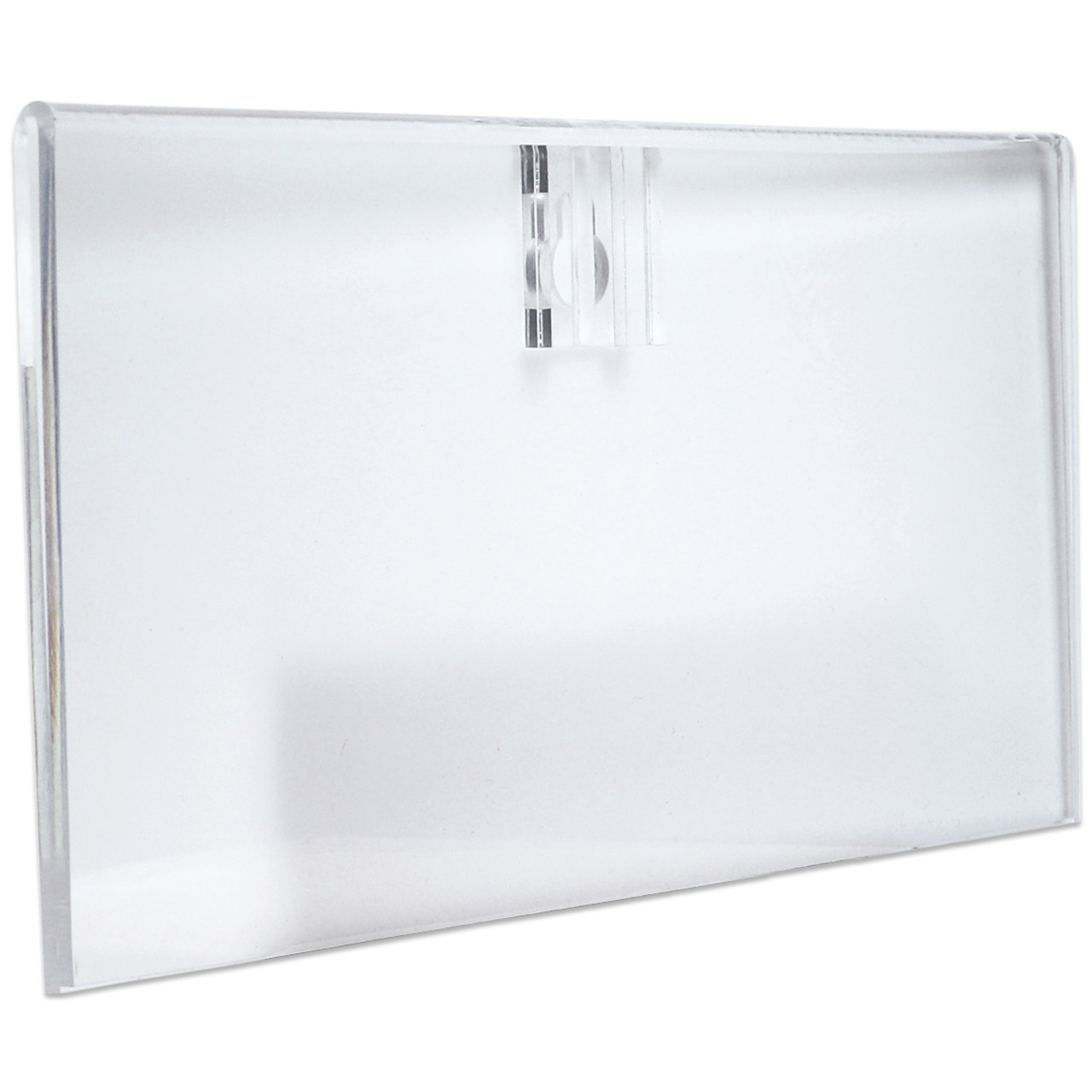 Clear Acrylic Wall Mount Business License Holder Display