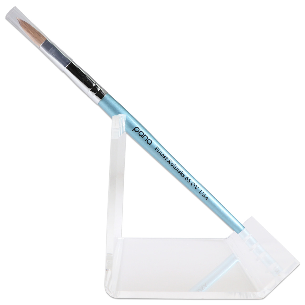 5-Slot Vertical Acrylic Brush Display Stand