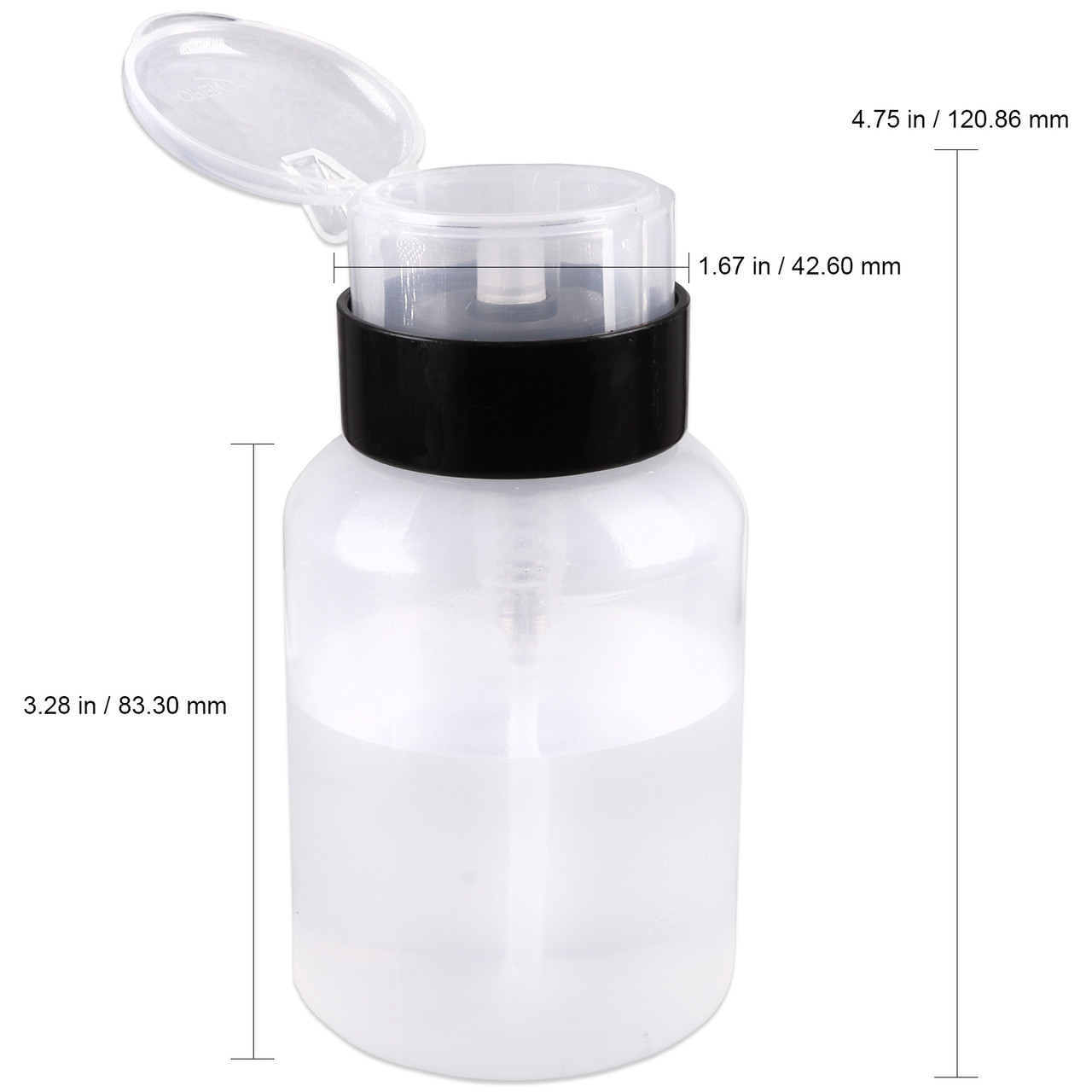 8oz. Push Down Liquid Dispenser Bottle