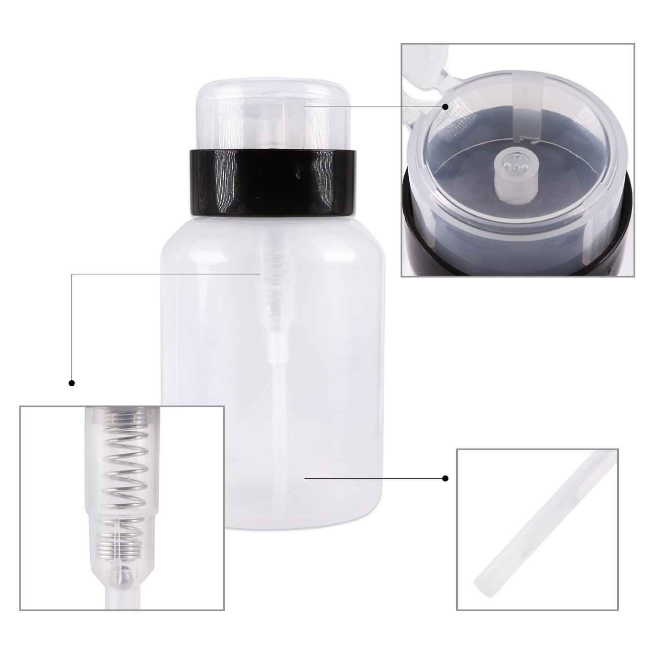 8oz. Push Down Liquid Dispenser Bottle